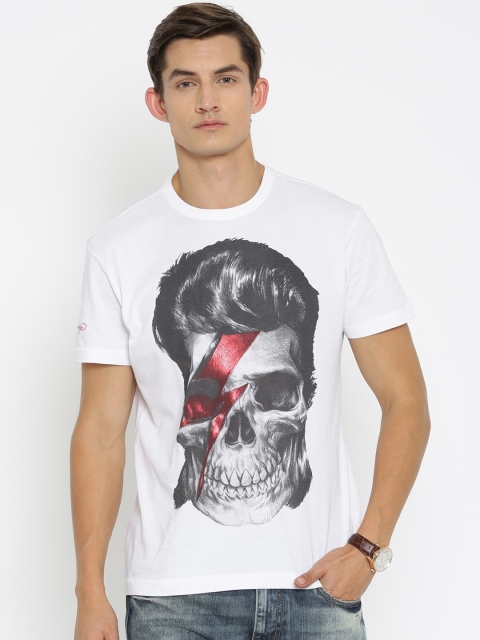 

Ed Hardy White Printed T-shirt