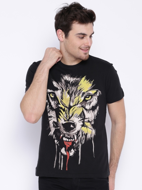 

Ed Hardy Black Printed T-shirt