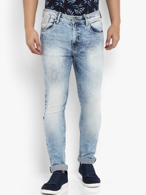 

Mufti Men Blue Skinny Fit Mid-Rise Clean Look Stretchable Jeans