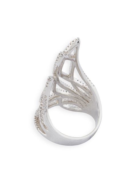 

Shaze Silver-Plated Ziggy Fashion Ring for Women