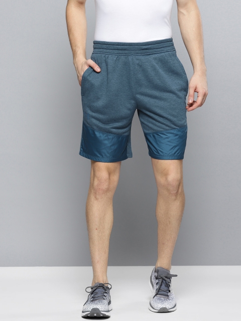 UNDER ARMOUR Men Blue Solid MK-1 Terry Sports Shorts