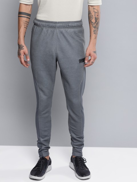 

UNDER ARMOURS Men Grey Solid C30 Ultra Performance Track Pants