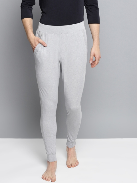 

UNDER ARMOUR Men Grey Melange Solid Recovery Sleepwear Joggers