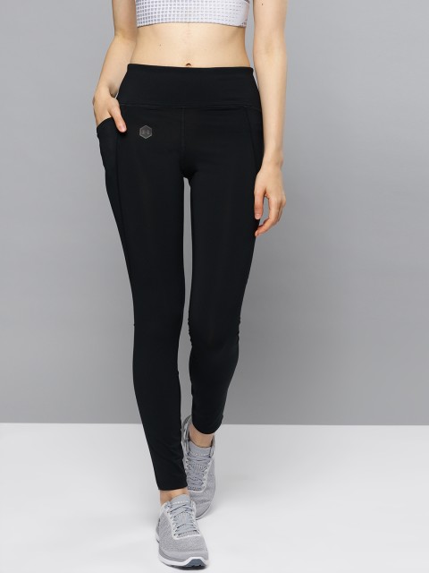 

UNDER ARMOUR Women Black Rush Solid Tights