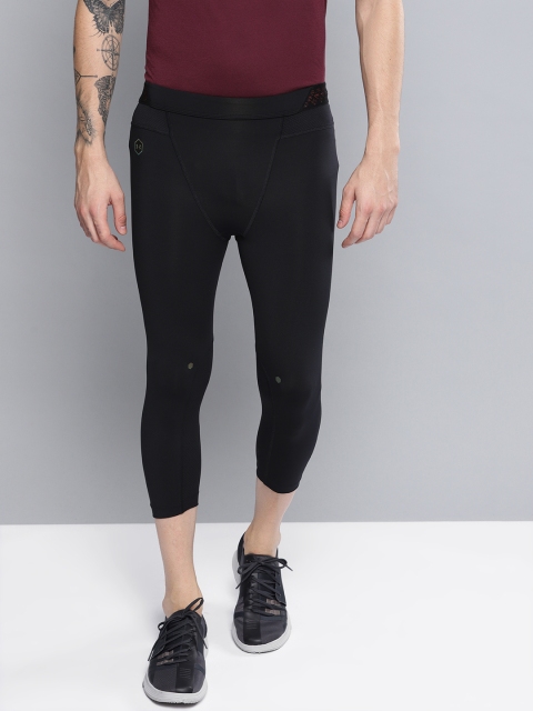 

UNDER ARMOUR Men Black Solid Rush 3/4th Tights