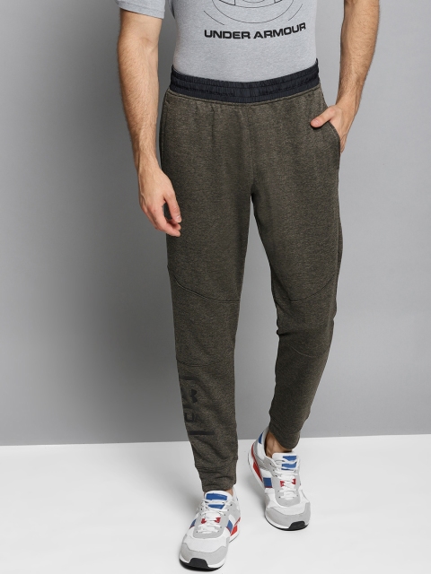 

UNDER ARMOUR Men Olive Green MK-1 Terry Solid Joggers