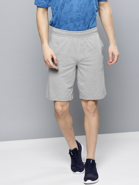 

UNDER ARMOUR Men Grey Melange Solid Sportstyle Shorts