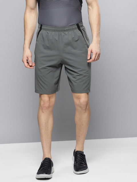 

UNDER ARMOUR Men Charcoal Grey Solid Launch SW 9'' Running Shorts