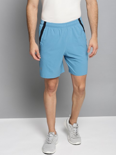 

UNDER ARMOUR Men Blue Solid Launch SW 7" Branded Running Shorts
