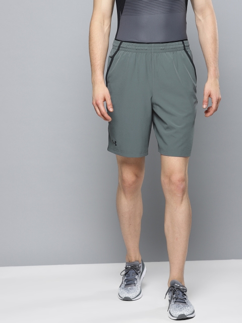 

UNDER ARMOUR Men Grey Solid Qualifier WG Perf Sports Shorts