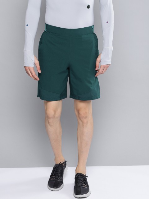 

UNDER ARMOUR Men Teal Green Solid Vanish Woven Sports Shorts
