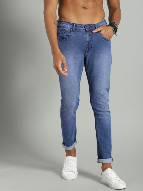 

Roadster Men Blue Skinny Fit Mid-Rise Clean Look Stretchable Jeans