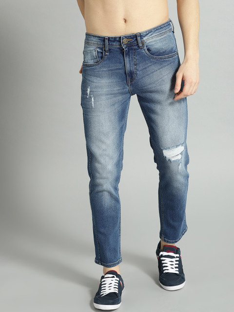 

Roadster Men Blue Regular Fit Mid-Rise Mildly Distressed Stretchable Jeans