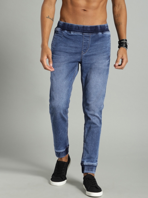 

Roadster Men Blue Mid-Rise Clean Look Stretchable Jogger Jeans