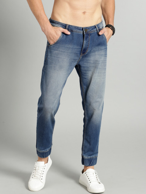 

Roadster Men Blue Jogger Mid-Rise Clean Look Stretchable Jeans