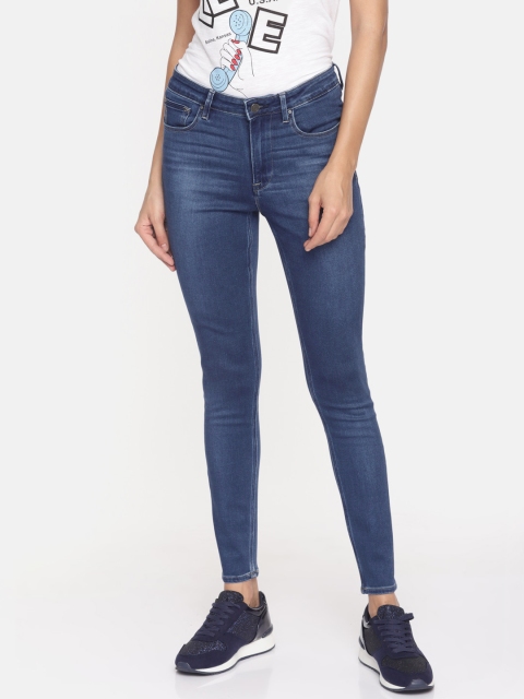 

Lee Women Blue Ultra Skinny Fit High-Rise Clean Look Stretchable Jeans