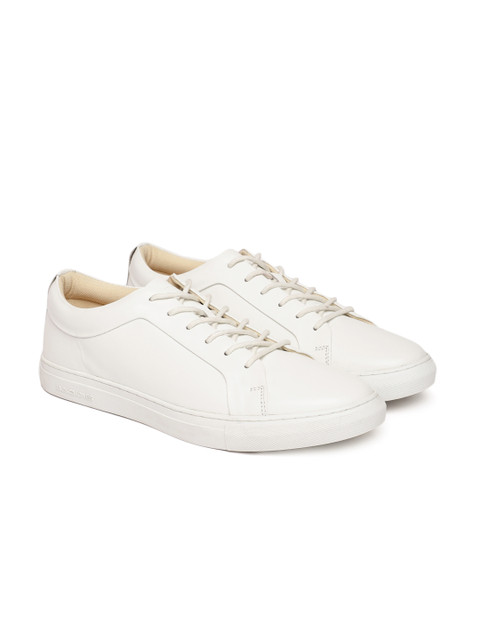 

Jack & Jones Men White Solid Sneakers