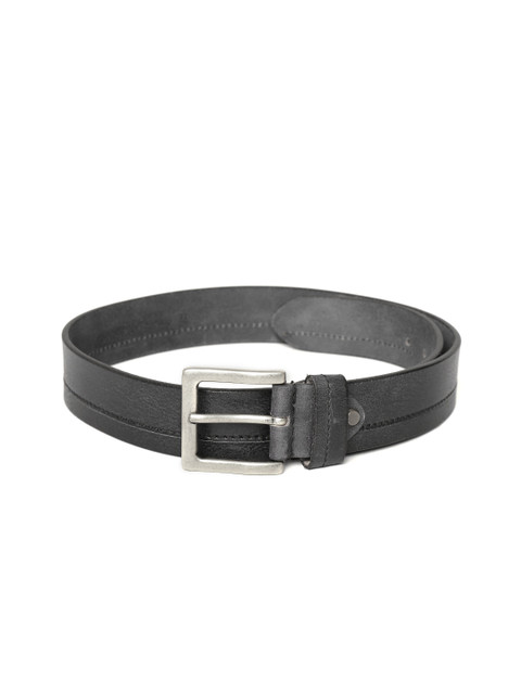 

Roadster Men Black Solid Belt
