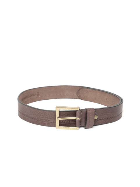 

Roadster Men Brown Leather Solid Belt