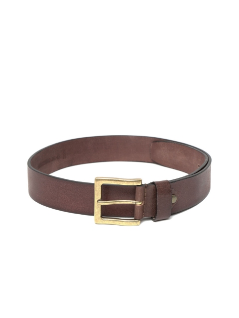 

Roadster Men Brown Solid Leather Belt