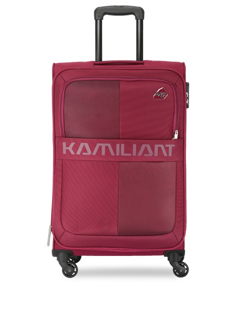 

KAMILIANT Unisex Magenta Solid KAM OROMO SP Medium Trolley Bag