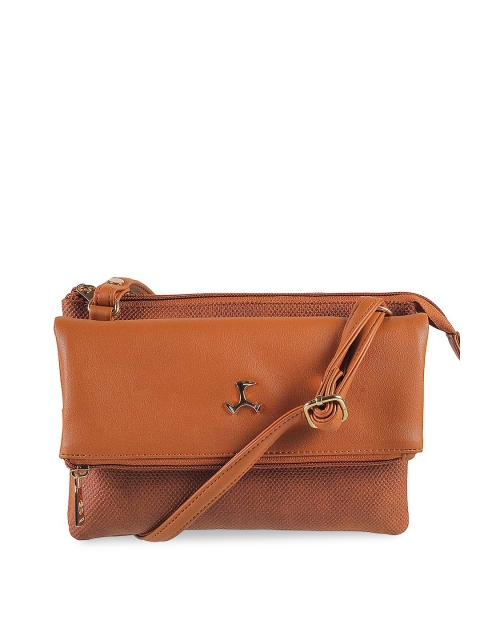 

Mochi Tan Brown Solid Sling Bag