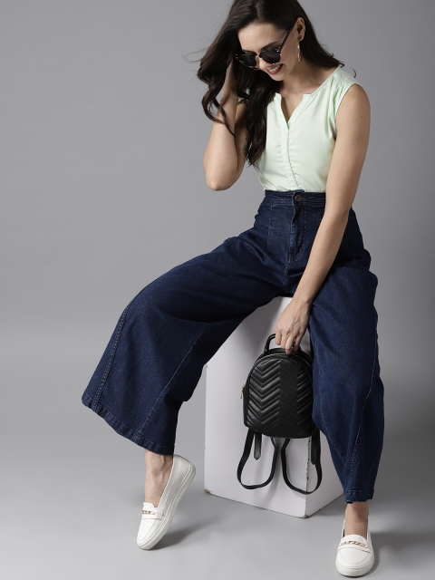 

HERE&NOW Women Green Solid Top