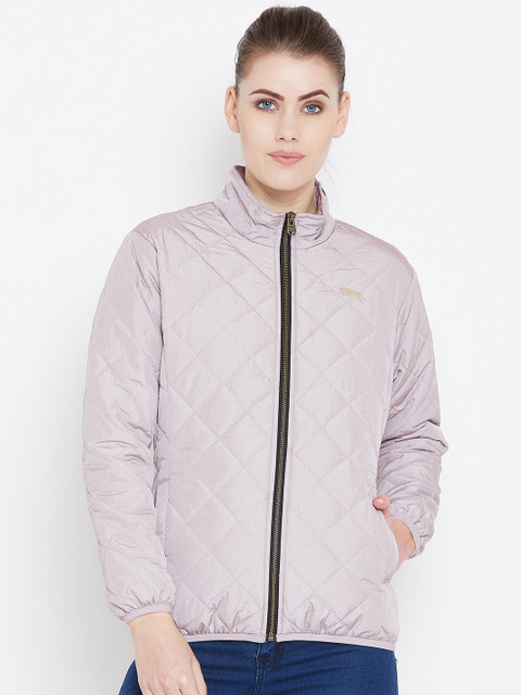 

JUMP USA Women Pink Solid Lightweight Quilted Jacket