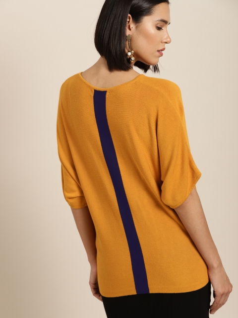 

her by invictus Women Mustard Solid Top
