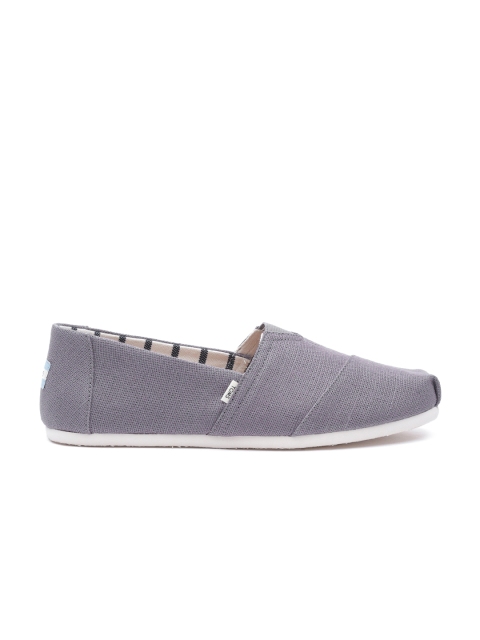 

TOMS Men Grey Slip-Ons