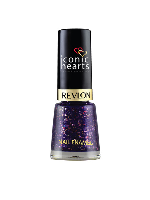 

Revlon Disco Glam Iconic Hearts Wedding Collection Nail Enamel 8 ml, Purple