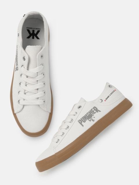 

Kook N Keech Men White Sneakers