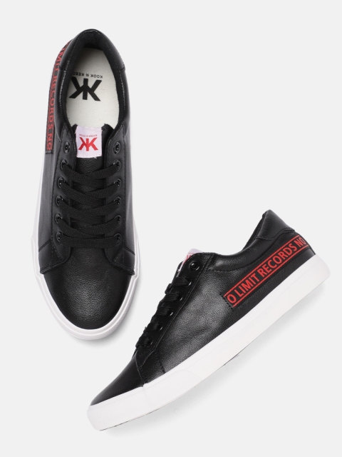 

Kook N Keech Men Black Sneakers