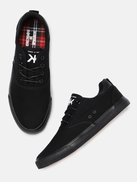 

Kook N Keech Men Black Sneakers