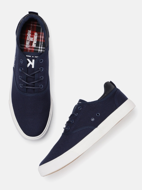 

Kook N Keech Men Navy Blue Sneakers