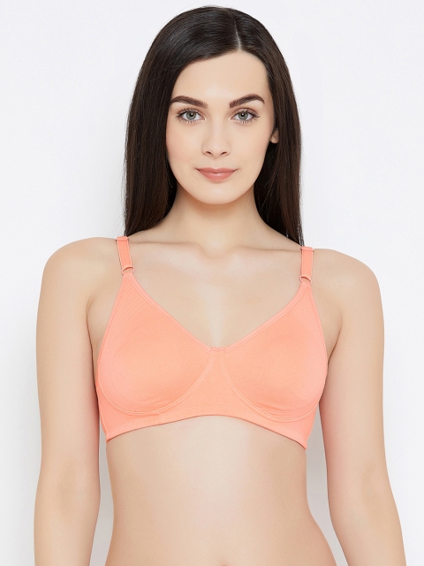 

C9 AIRWEAR Peach-Coloured Solid Non-Wired Non Padded Everyday Bra C2605_Peach