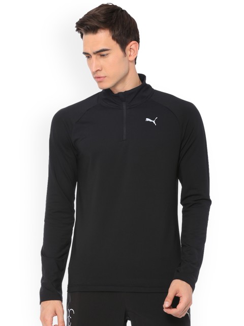 

Puma Black VK Active Halfzip Sports Tshirt