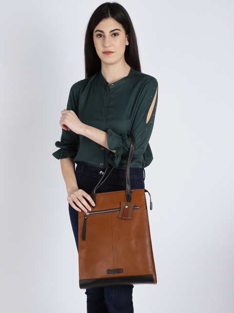 

Hidesign Brown Solid Shoulder Leather Bag