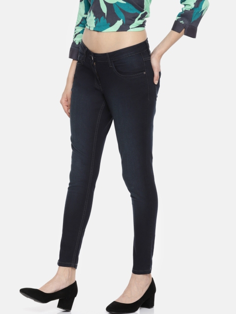

Park Avenue Woman Blue Skinny Fit Low-Rise Clean Look Stretchable Jeans