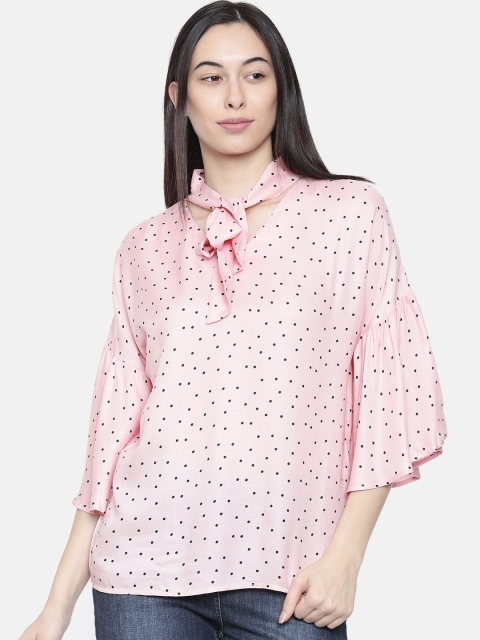 

Park Avenue Woman Pink Printed Top