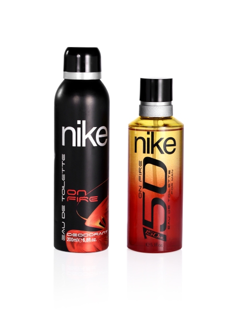 

Nike Men Set of 150 On Fire EDT & Deodorant, Black
