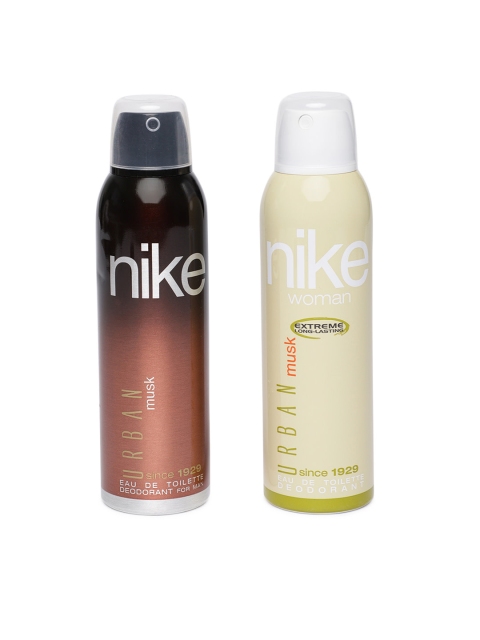 

Nike His & Her Urban Musk Duo Set of 2 Deodorants, Brown
