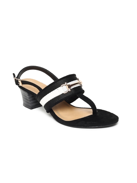 

Rocia Women Black Striped Sandals