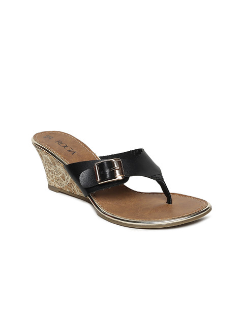 

Rocia Women Black Solid Wedges