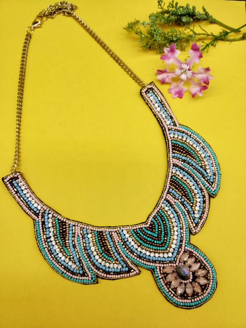 

ToniQ Multicoloured Beaded Necklace, Multi