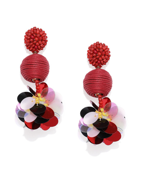 

ToniQ Multicoloured Contemporary Drop Earrings, Multi