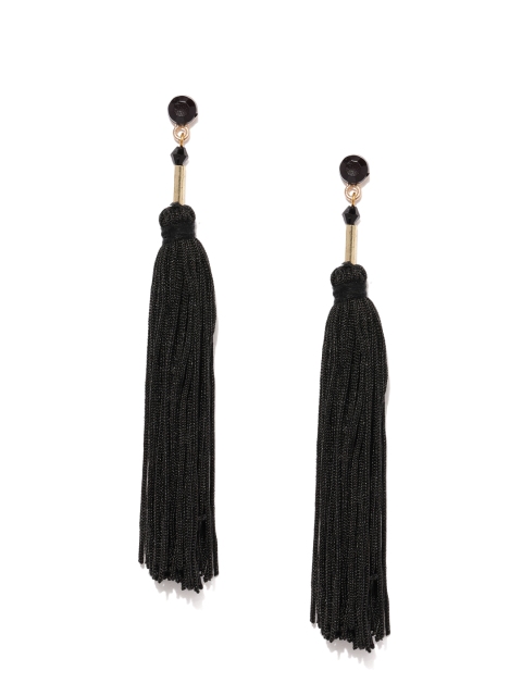 

ToniQ Black Contemporary Drop Earrings