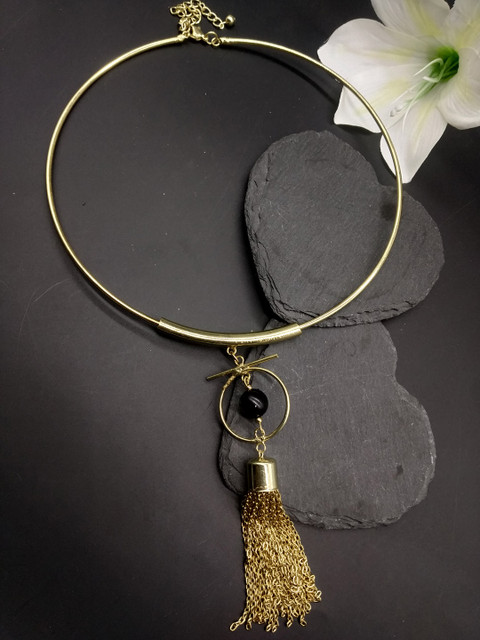 

ToniQ Gold-Toned Tasseled Necklace
