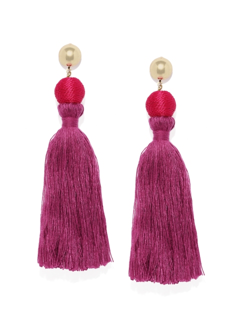 

ToniQ Pink Contemporary Drop Earrings
