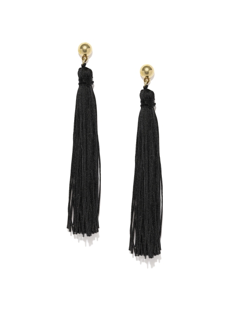 

ToniQ Black Contemporary Drop Earrings